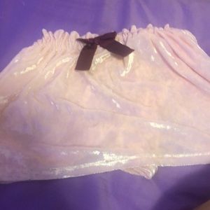 365 Kids from Garnanimals Light Pink Velvet Skirt